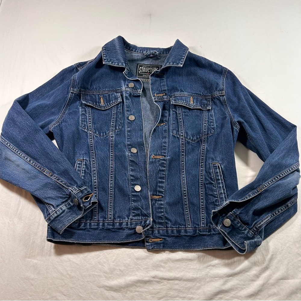 Structure Classic Blue Denim Jacket - Picture 2 of 10